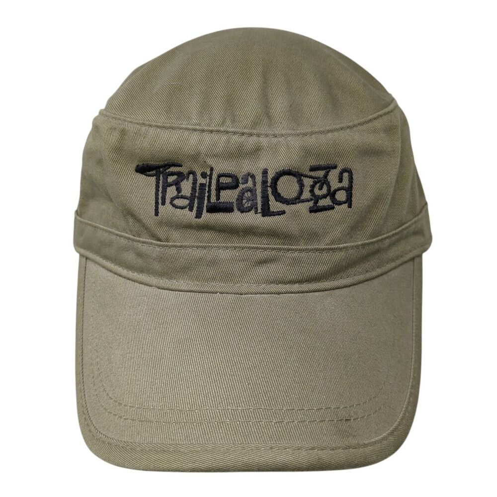 Trailpalooza Slideback Cadet Army Hat Tan One Size Adjustable Econscious